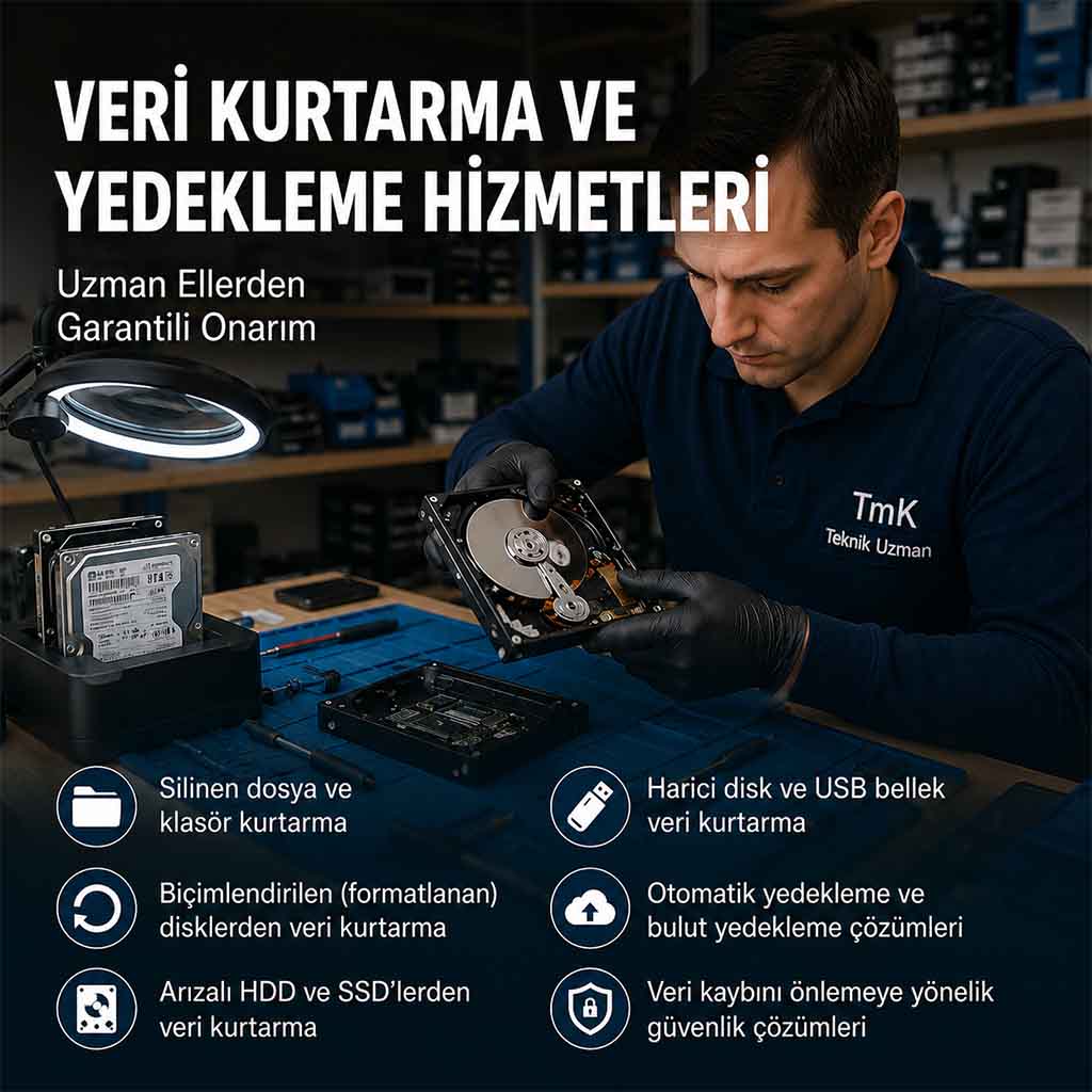 Veri Kurtarma ve Yedekleme Hizmetleri